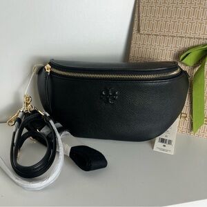 NWT Tory Burch Black Belt Bag